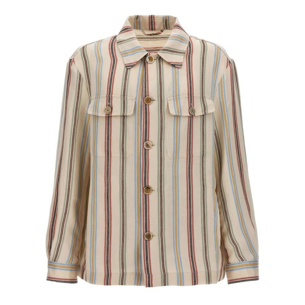 Etro Multicolor Linen Men's Blouse